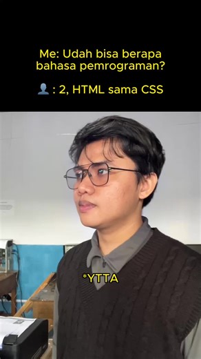 Anomali : aku bisa bahasa excel 😀 #ngoding #anakit #programming