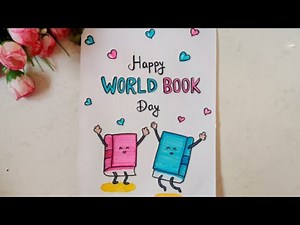 World Book Day Drawing step by step | World Book Day Chart | World Book Day Poster 2021 by ArtStudio