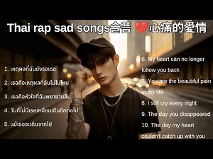 💔Compilation of Sad and Heartbreaking Thai Rap Songs 2025 |57| Emotional Thai Rap | Rap | 태국 슬픈 랩...