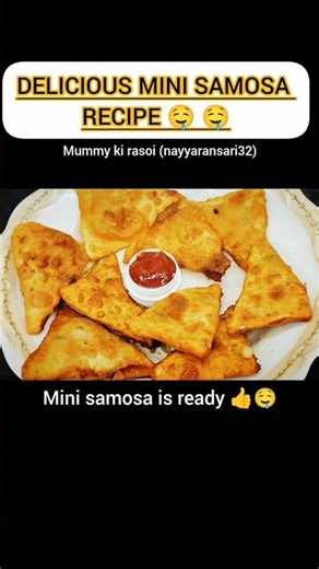 delicious mini samosa recipe! #shorts #viral #trend #trendingshorts #subscribe #reel #fypシ #samosa