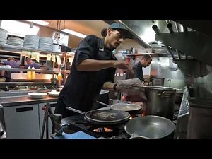 CHEF WORKING BUSY DINNER RUSH