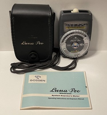 Gossen Luna Pro Ambient Analog Light Exposure Meter with Leather Case & Manual | eBay