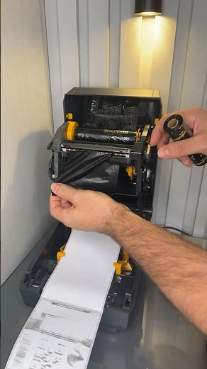 Como trocar Ribbon da Impressora térmica Zebra