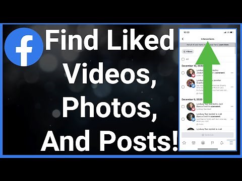 How To Find Liked Videos, Photos, Post On Facebook