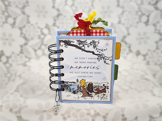 Winnie the Pooh Junk Journal, Mini Cinch Notebook/making Memories/cbj168 - Etsy