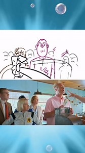 Nickelodeon Animation on Instagram: "@SpongeBob goes to Surface Land and meets some familiar looking faces in this side by side animatic!"