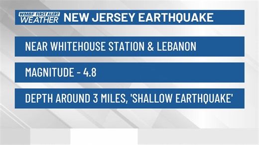 WATCH: Meteorologist Andrew Dockery WMBF took a minute in our noon show with Erica Edwards to explain the earthquake that rattled New York City and other parts of the Northeast this morning. >> https://tinyurl.com/4675s7nn | WMBF News