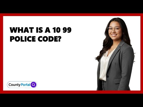 What Is A 10 99 Police Code?