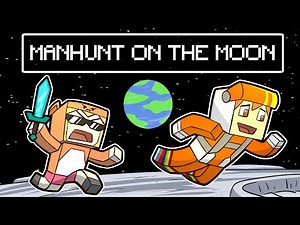 Minecraft Manhunt but I'm on the Moon
