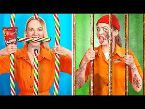 SNEAKING CANDY INTO JAIL! 100% Illegal Hacks! 🚨🍬 by 123 GO!