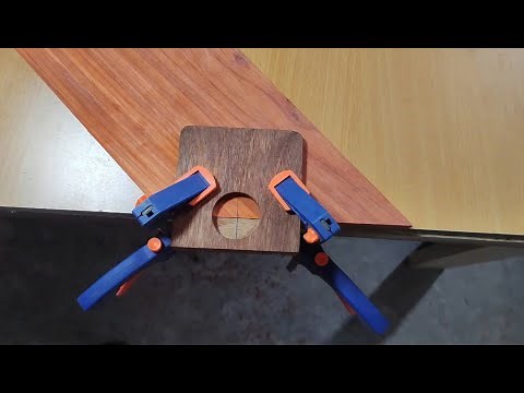 How to Join Angled Wood with a Dowel Jig
