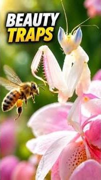 The Most Dangerous Flower You Will Ever See 🌸 #nature #insects #survival