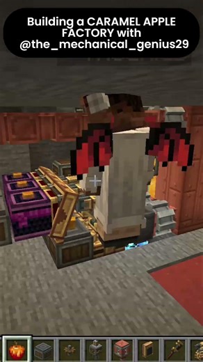 CARAMEL APPLE FACTORY - Minecraft Create Mod