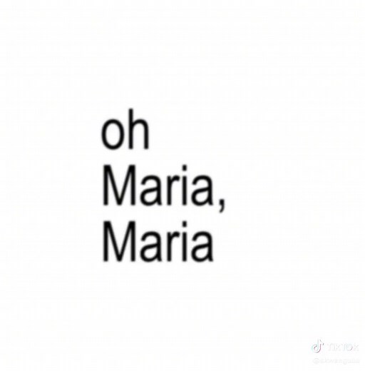Maria Maria: Let the Lyrics Take You Away