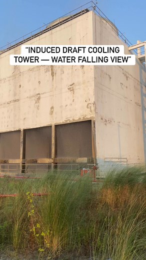36K views · 247 reactions | "Cooling Tower Power — Induced Draft System in Action! Watch the water fall and the airflow pull massive heat out. Pure industrial engineering at work." #EngineeringLife #PowerPlantWorks #USA | Power Plant Team | Facebook