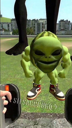 New Evolution Lin Gang Melon Alien vs Grandpa House in Garry's Mod !