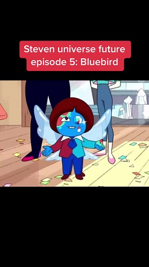 bluebird posting #bluebirdazurite #stevenuniverse #su #stevenuniversefuture #stevenuniversefutureedit #eyeballruby #aquamarinestevenuniverse