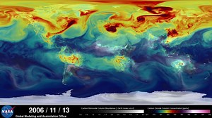 NASA Scientific Visualization Studio | NASA On Air: NASA’s Carbon Dioxide Plumes - World Map (11/21/2014)