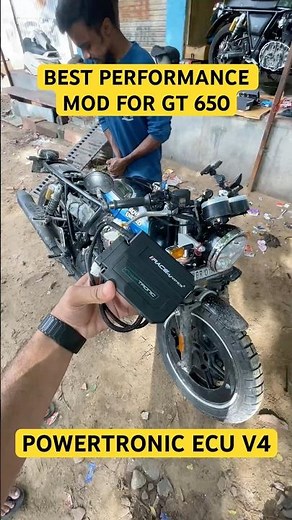 BEST PERFORMANCE MOD FOR GT 650 | POWERTRONIC ECU V4 #shortsfeed #continentalgt650 #powertronic #ktm