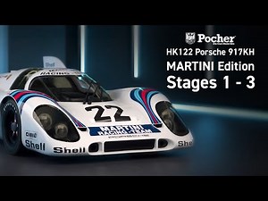 Pocher | Porsche 917K Martini Edition Stages 1-3