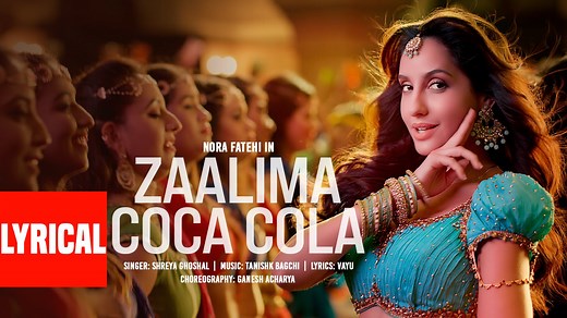 Zaalima Coca Cola (Lyrical Video) | Nora Fatehi | Tanishk Bagchi | Shreya Ghoshal | Vayu | T-Series