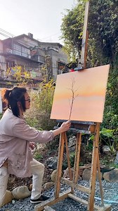 1. Choose Your Surface The paint typically used for this technique is acrylic. You can work on either a canvas or regular sketch paper or cardboard. However, I recommend starting with paper first and then moving on to canvas once you’re comfortable. 2. Prepare the Branches Before using the tree branches, trim them to create a relatively flat surface. This will help reduce the chances of unwanted paint smudging when the branch comes into contact with the canvas. 3. Apply Paint to the Branches Be 