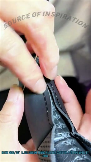 Sewing a Steering Wheel Leather Cover | DIY Craft