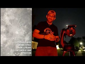 Lunar Observing & Smartphone Astrophotography with Celestron NexStar 6SE