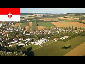Austria - Landing at Vienna International Airport - landing approach