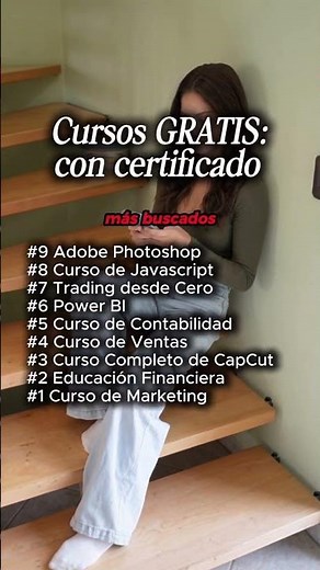 🎓 Los cursos gratis con certificado más buscados por +1 millón de estudiantes