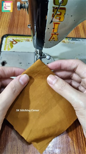 Try this new sewing trick for perfectly sharp, clean corners #PerfectCorners #FabricCorners
