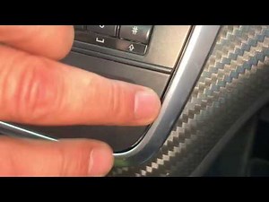 Mercedes A-Class car radio disassembly