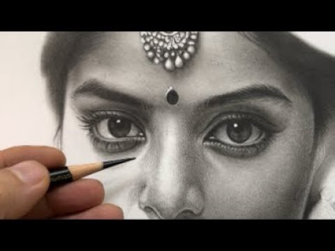 Learn to Shade Realistic Skin Tone/ Live Drawing Tutorial