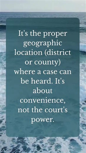 Venue in Federal Court #barexamprep #civilprocedure #federalcourt