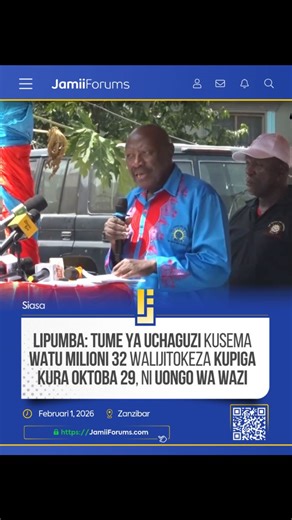 Mwenyekiti wa Chama cha Wananchi (CUF), Profesa Ibrahim Lipumba amekosoa Tume Huru ya Taifa (INEC) kuhusu idadi ya kura zilizopigwa katika Uchaguzi Mkuu wa Oktoba 29, 2025, ameyasema hayo alipokuwa katika maadhimisho ya Kumbukizi ya Mauaji ya Wanachama wa CUF Zanzibar yaliyotokea Januari 27, 2001. #JamiiForums #JFSiasa | JamiiForums