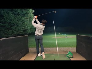 ASMR night golf driving range session