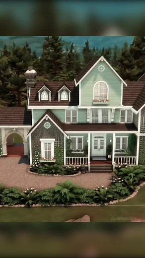 Sims 4 Shell House Ideas for Family Home | DanielleBuilds