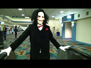 Jigsaw vs Horror Squad Scare Prank