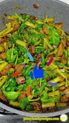 Adobong Kangkong #food #cooking #recipe #adobo #kangkong