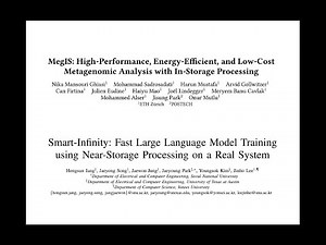 Seminar in Comp. Arch. - S4: MegIS & Smart-Infinity