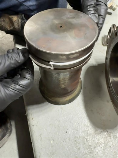 Teflon O-ring Type Anyone know the style of Teflon O-ring this is? #hvac #hvactechnician #hvacservice #hvaclife #chiller