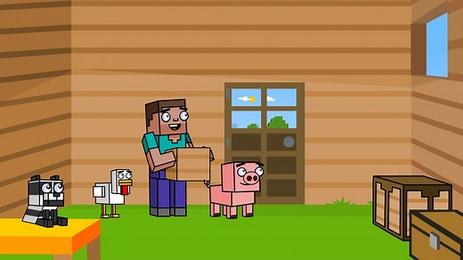 bee gets inside your house in minecraft #minecraft #minecraftbee #bee #fyp #foryou #gaming