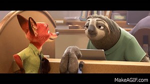 Zootopia Official US Sloth Trailer on Make a GIF
