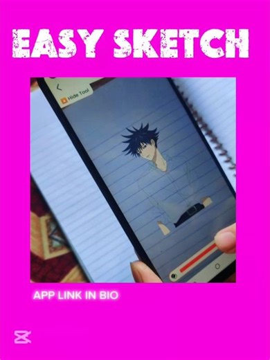 Easy sketching Mobile app #sketch #shorts