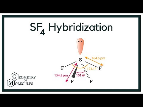 Hybridization of SF4 (Sulphur Tetrafluoride)