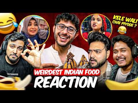 YE HAY ASLI MAAL 😂 WEIRDEST INDIAN STREET FOOD 😵 REACTION | CARRYMINATI