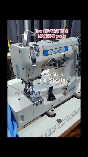 1.1K views · 20 reactions | HOW TO USE COVERSTITCH MACHINE | DamideTv | Facebook