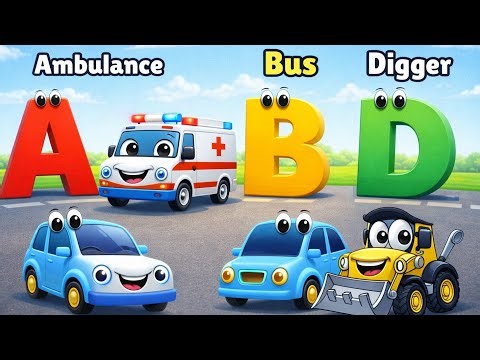 ABCD with Vehicles 🚗 | ABC transportation