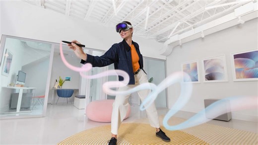 Logitech's Muse stylus becomes an air mouse in visionOS 26.2