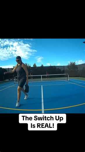 Some play to fit in. Auntie plays to flip the script. 🎥 #PickleballQueen #SwitchItUp #LeftIsTheNewRight | Sheila Cole